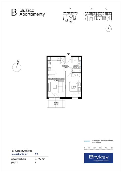 Plan 2 pok. 38m²