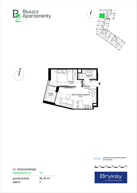 Plan 2 pok. 36m²