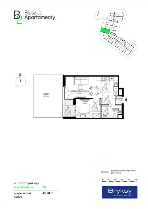 Plan 2 pok. 40m²