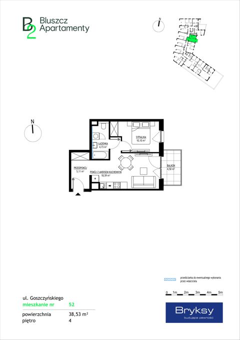 Plan 2 pok. 39m²
