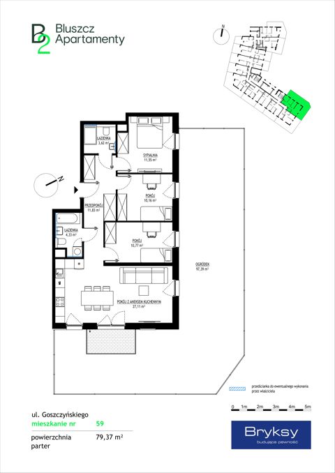 Plan 4 pok. 79m²