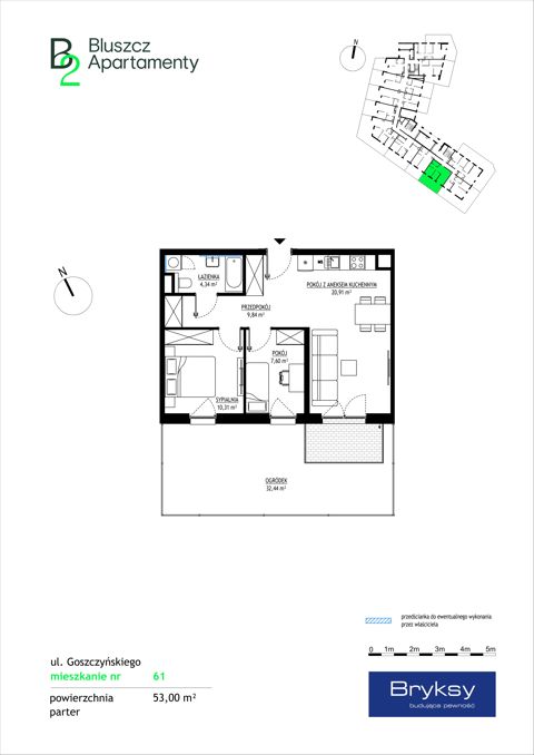 Plan 3 pok. 53m²