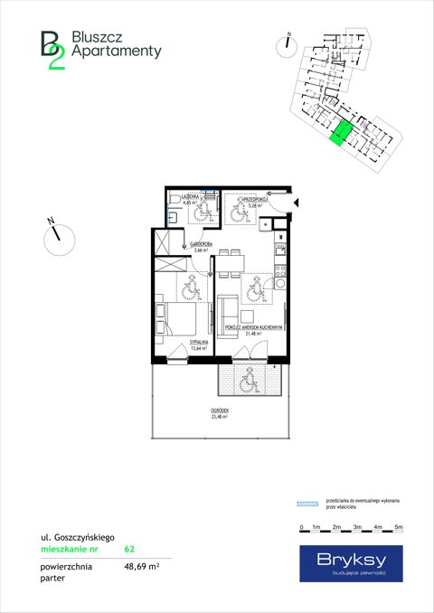 Plan 2 pok. 49m²