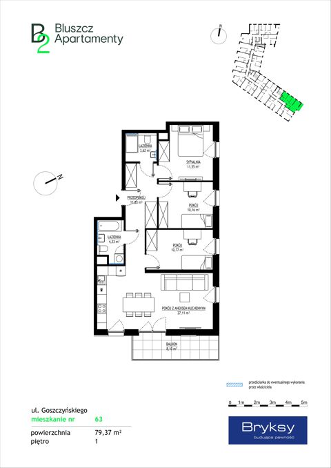 Plan 4 pok. 79m²