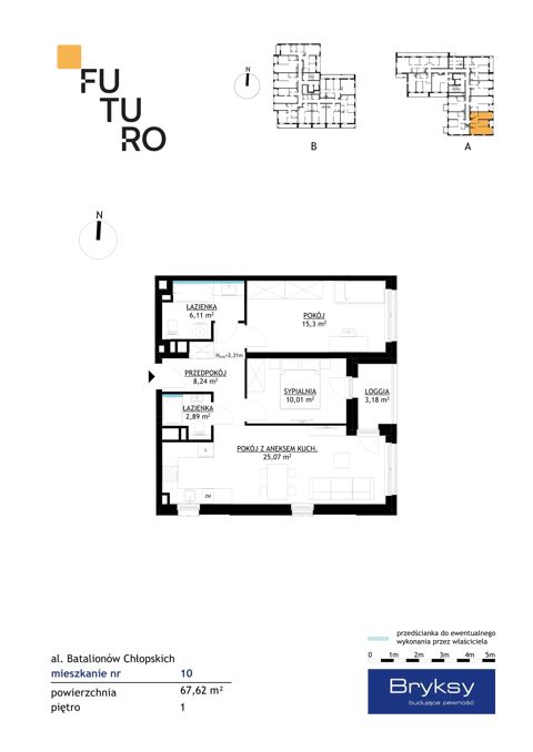 Plan 3 pok. 68m²