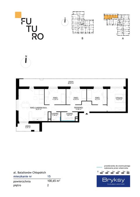 Plan 5 pok. 101m²