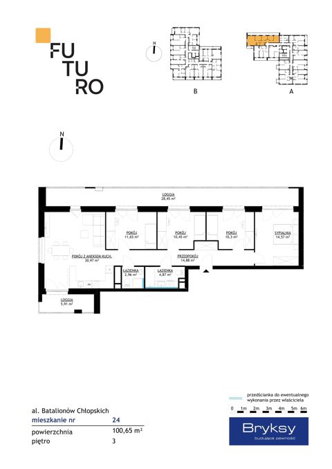 Plan 5 pok. 101m²