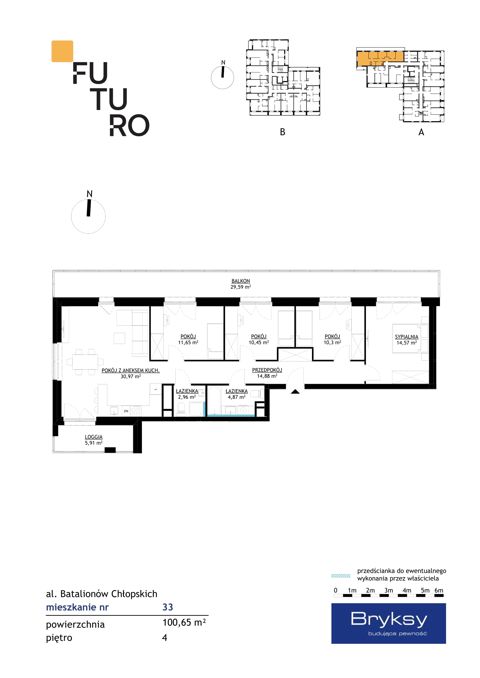 Plan 5 pok. 101m²