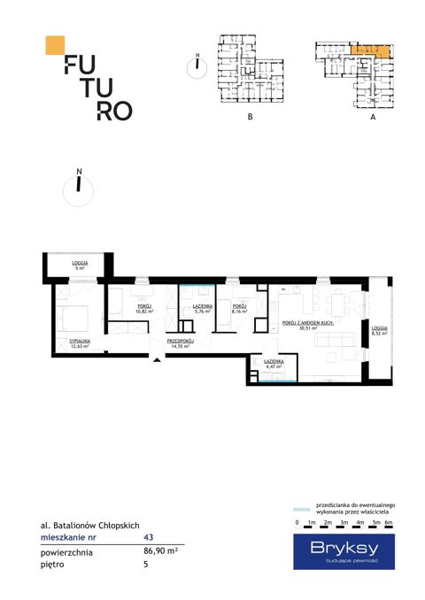 Plan 4 pok. 87m²