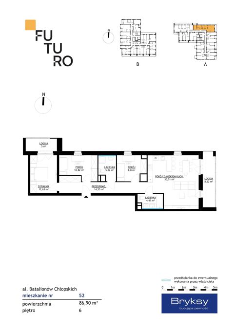 Plan 4 pok. 87m²