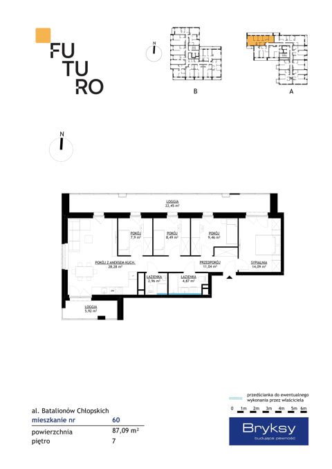 Plan 5 pok. 87m²