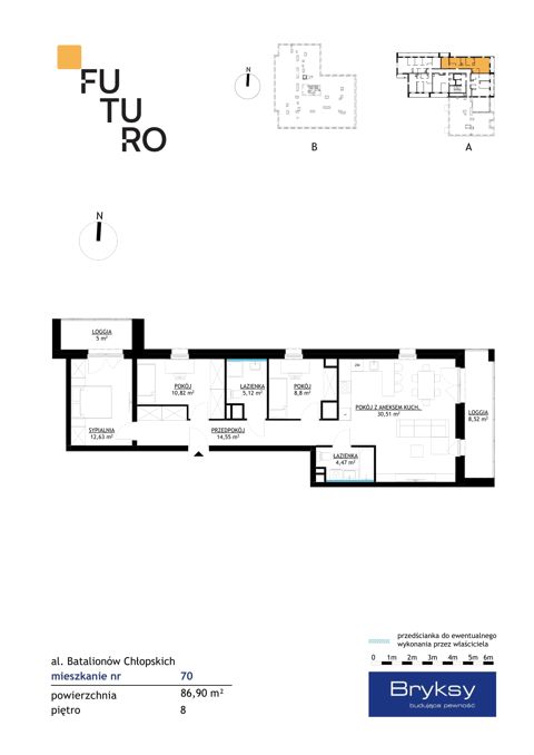 Plan 4 pok. 87m²
