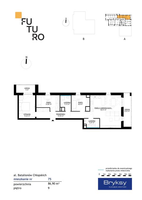 Plan 4 pok. 87m²