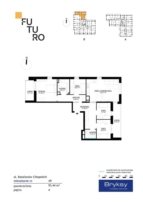 Plan 5 pok. 93m²