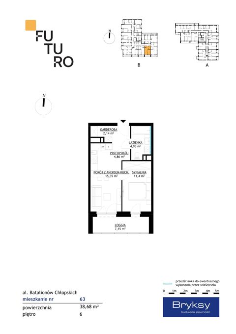 Plan 2 pok. 39m²