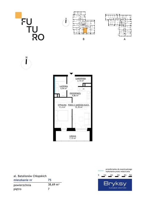 Plan 2 pok. 39m²