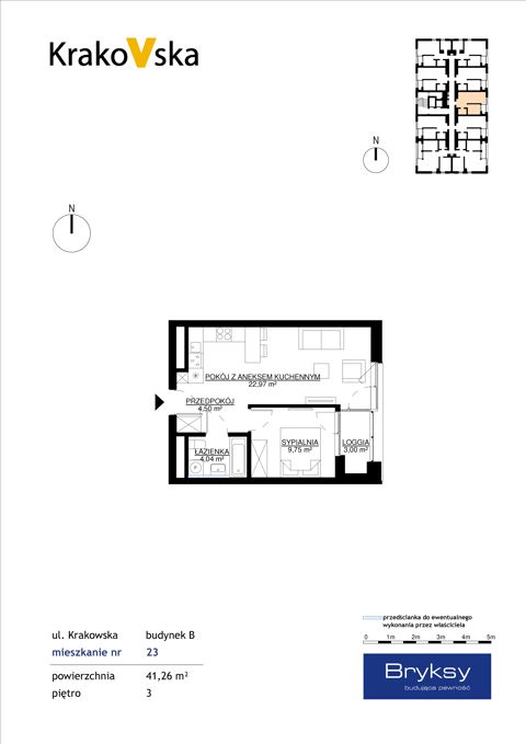 Plan 2 pok. 41m²