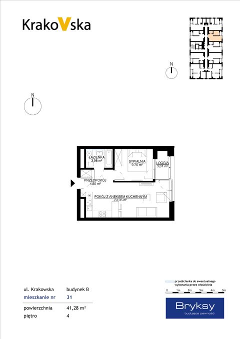 Plan 2 pok. 41m²