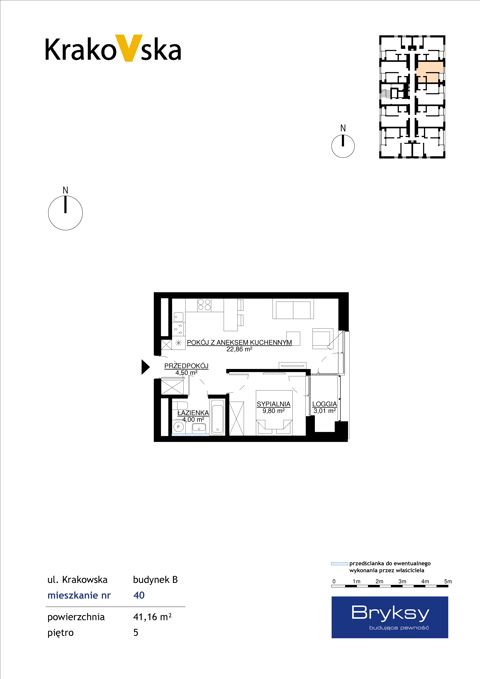Plan 2 pok. 41m²