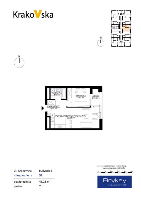 Plan 2 pok. 41m²