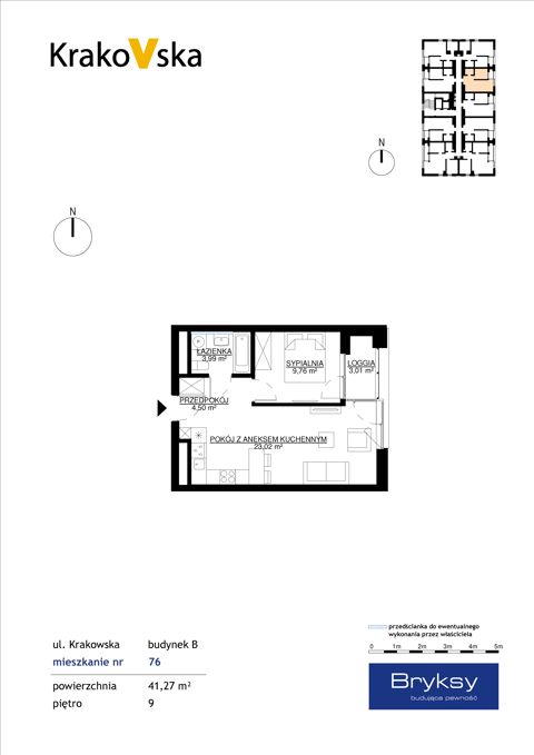 Plan 2 pok. 41m²