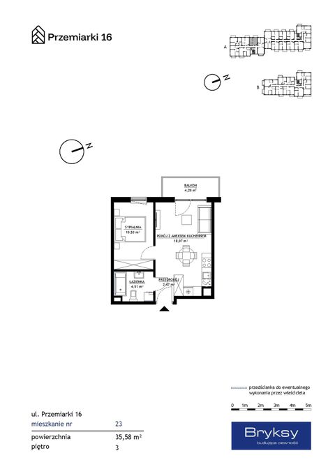 Plan 2 pok. 36m²