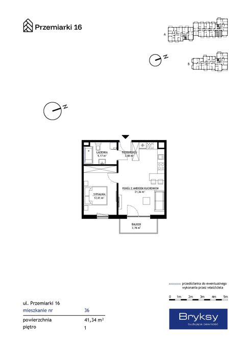 Plan 2 pok. 41m²