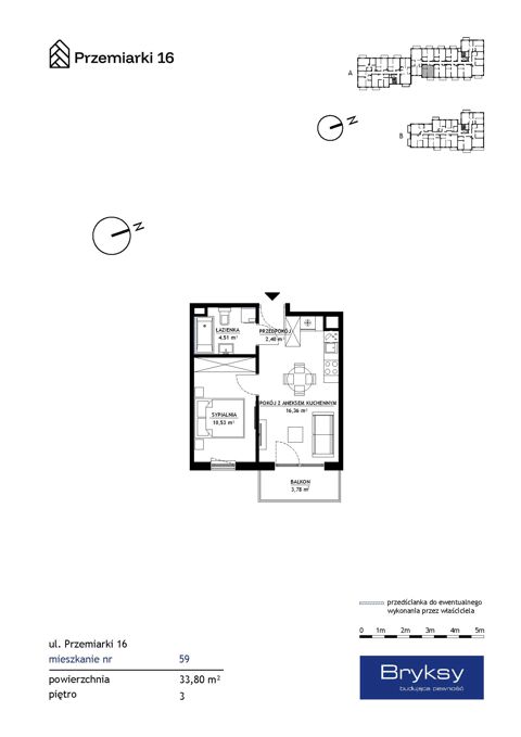 Plan 2 pok. 34m²