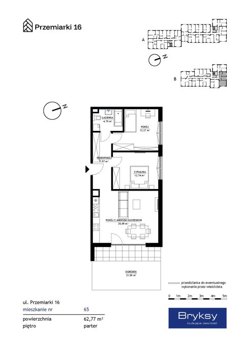 Plan 3 pok. 63m²