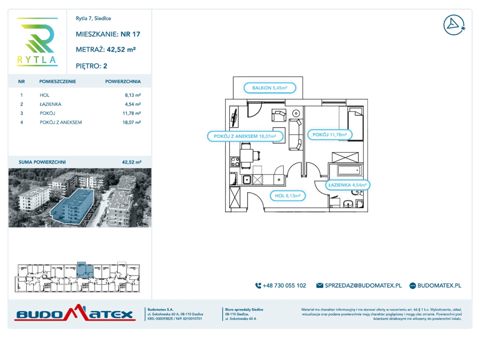 Plan 2 pok. 43m²