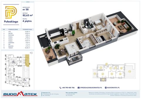 Plan 4 pok. 83m²