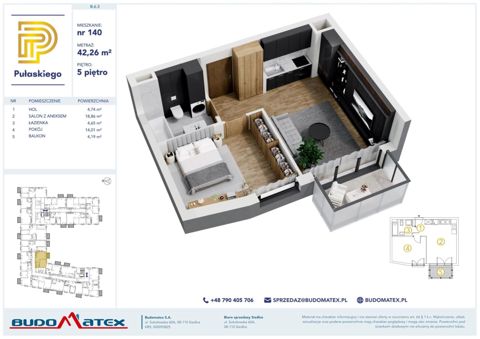 Plan 2 pok. 42m²