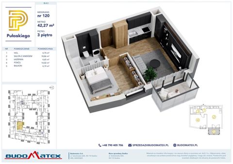 Plan 2 pok. 42m²