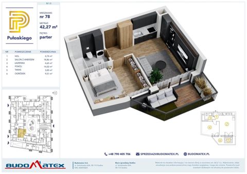 Plan 2 pok. 42m²