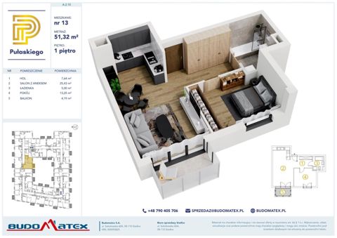 Plan 2 pok. 51m²