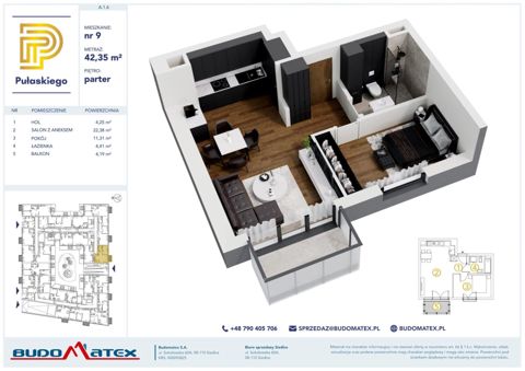Plan 2 pok. 42m²