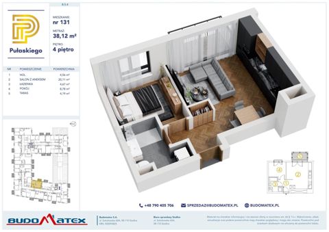 Plan 2 pok. 38m²