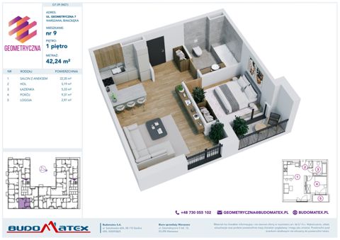 Plan 2 pok. 42m²
