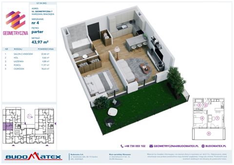 Plan 2 pok. 44m²