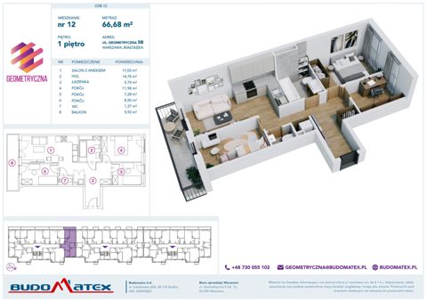 Plan 4 pok. 67m²