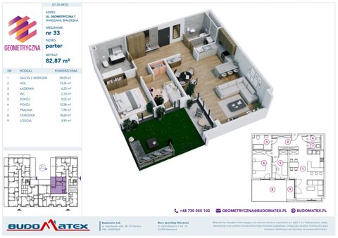 Plan 3 pok. 83m²