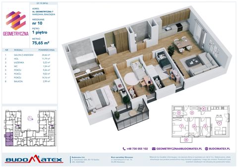 Plan 4 pok. 76m²