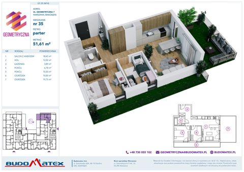 Plan 3 pok. 52m²