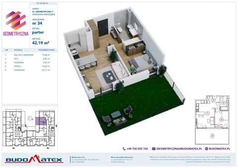 Plan 2 pok. 42m²