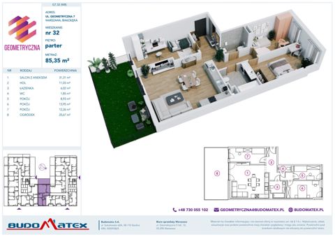 Plan 4 pok. 85m²