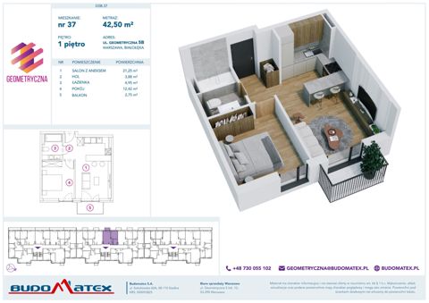 Plan 2 pok. 43m²