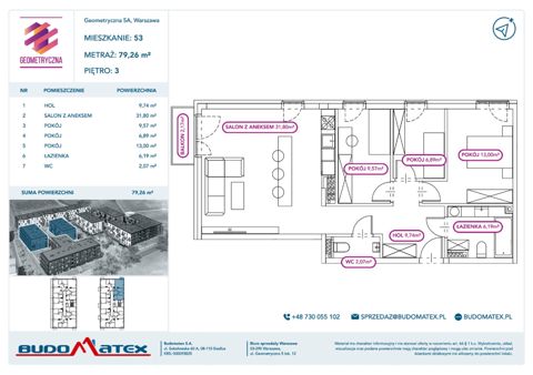 Plan 4 pok. 79m²
