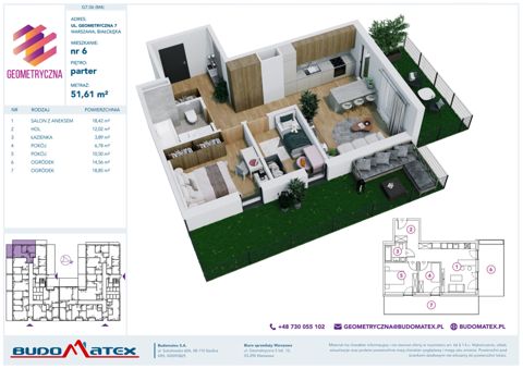 Plan 3 pok. 52m²