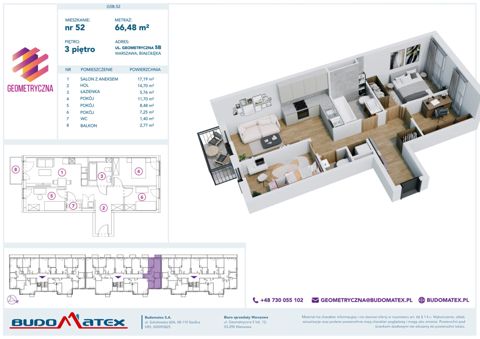 Plan 4 pok. 66m²