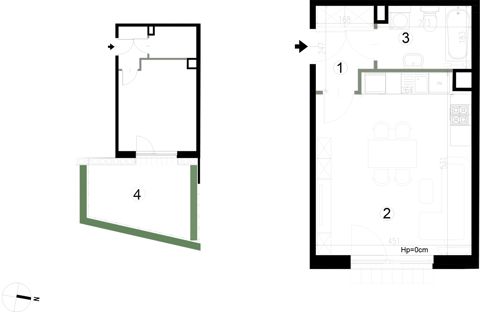 Plan 1 pok. 31m²